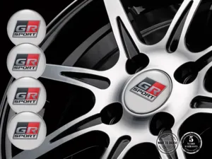 Toyota Calcomanías de Aro para Autos Logos Bombados de Lujo